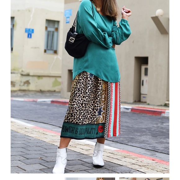 NWOT Me 369 Multicolor Skirt - Picture 7 of 8